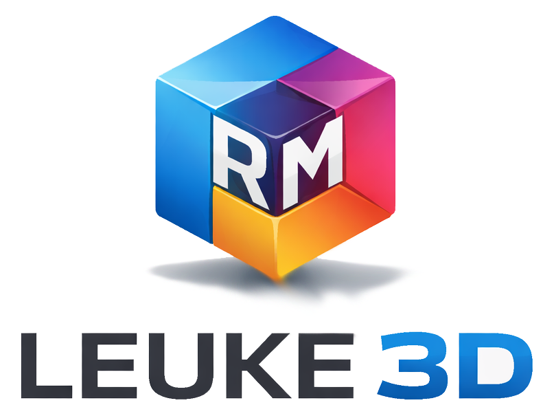 Leukste 3D logo