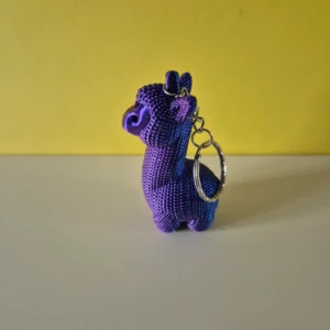 alpaca sleutelhanger paars2